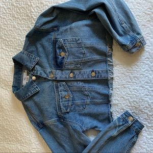 Never worn Adika cropped denim jacket
